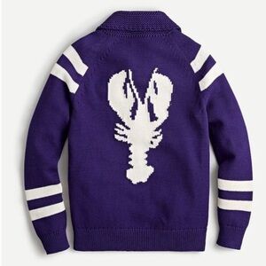 J. Crew Lobster Cardigan Knit Jacket NEW  Size XS RARE